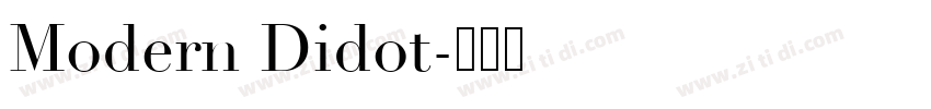 Modern Didot字体转换 Modern Didot字体转换